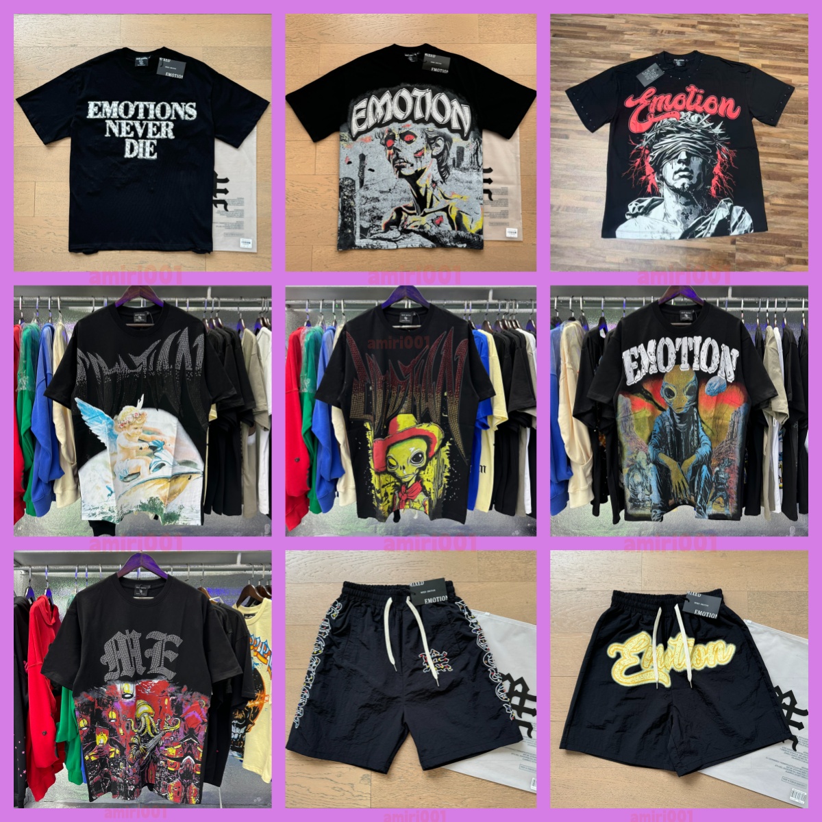 mixed emotions shirt men rhinestone designer t shirt y2k shirt graphic tee summer loose fit shirts campus fashion shirt casual shirts hip hop tees MIXED EMOTION US/S-XL