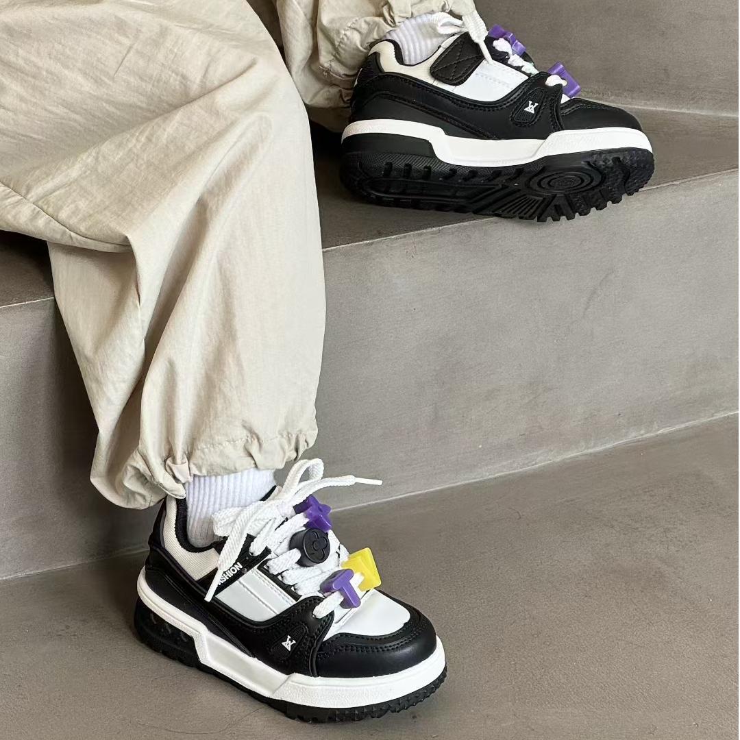 hot Free delivery Kid's Shoes Simple children's board shoes low cut fashionable casual sports shoes