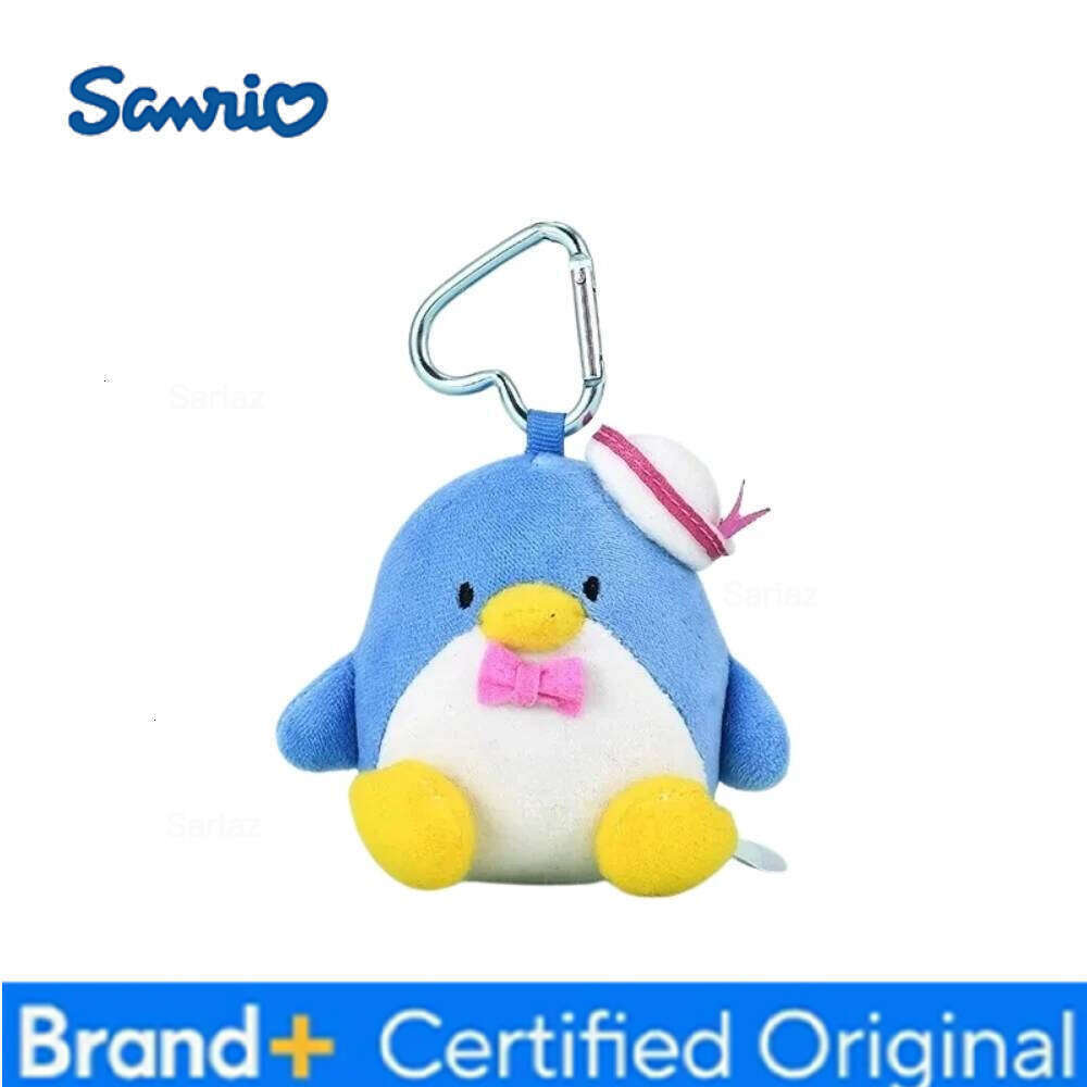 Sanrio Kawaii s Sam Gudetama Ahiru no Pekkle Plush Doll Keychain Hangyodon keyring My Melody Stuffed Backpack Pendant H260105