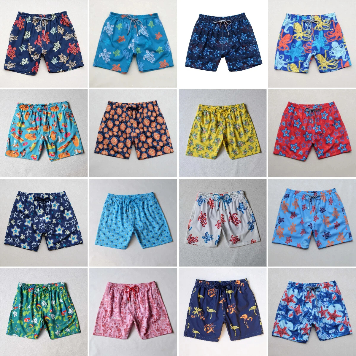 Men's Vilebrequin Beach Shorts Designer Swimming Quick Dry Short Pants Fashion Brand Holiday Casual Loose Fit Shorts