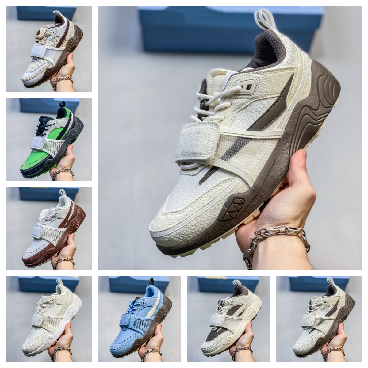 field jaxx retro classic sneakers men co-branded low-top flat bottom casual skate shoes Velcro Lace-Up outdoor Slip-resistant wear-resistant sports shoes casual shoes