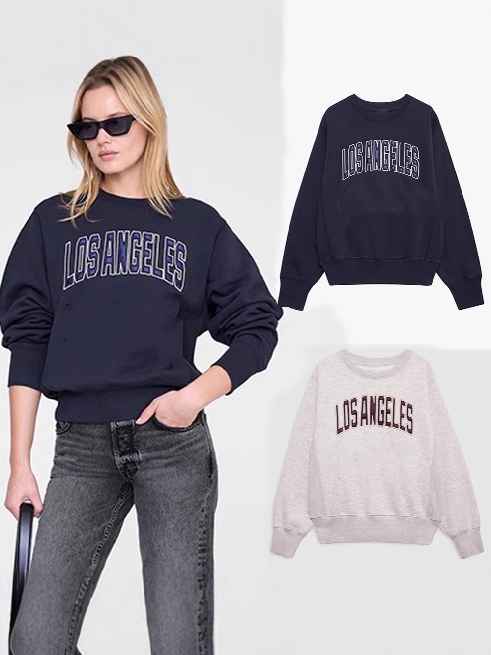 Women's Hoodies Designer Sweatshirt Women's Fleece-Lined Embroidered Hoodie Casual Top Thickened Long Sleeves