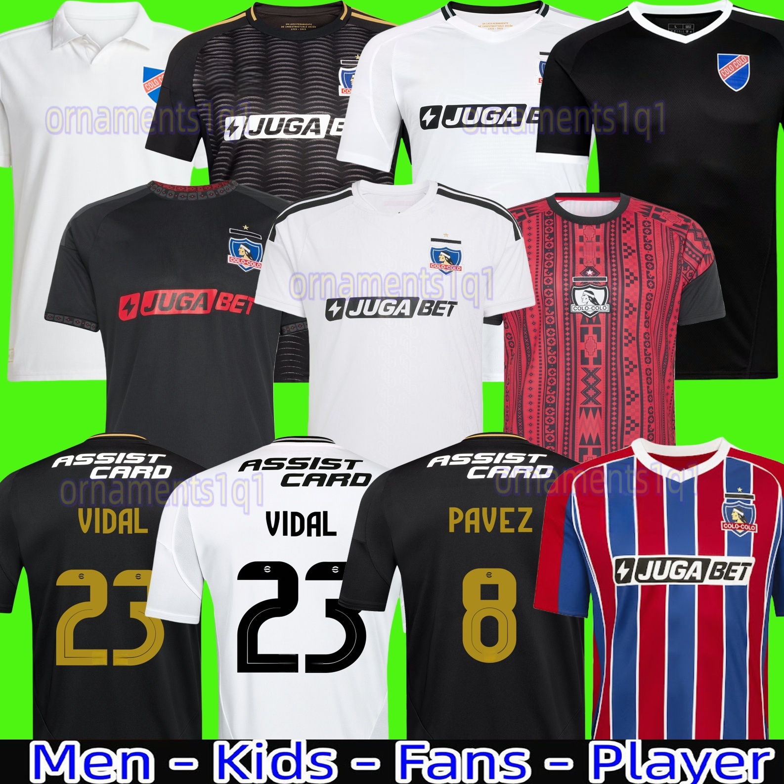 2025 2026 2027 colo colo Centenary soccer jerseys 26 27 Brayan Cortes Sebastian Vegas Victor Mendez Claudio Aquino PALACIOS FALCON vidal football shirt MEN kids