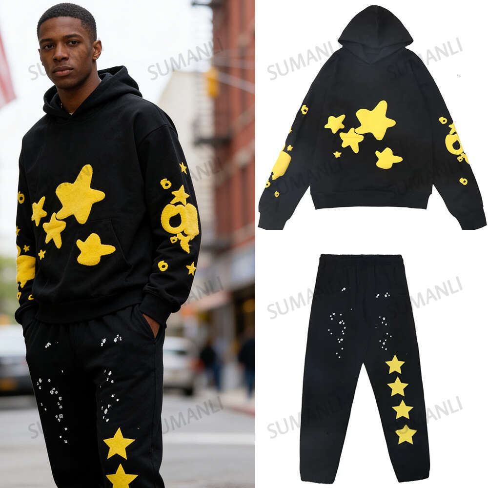 2026 Spider Mens Pants Cobweb Sweatshirt 55555 Hoodies Graphic Pullover Young Thugs Long Sleeve Streetwear Cotton Tech spider hoodie