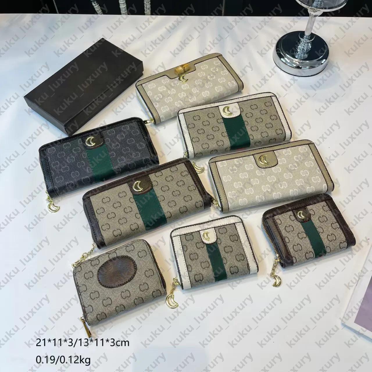 Designer Wallet Women Men Zippy Coin Purse Cash Slot Multi Card Slot Card Holder Letter Luxury Wallets Flower Printing Purse Cardholder With Box