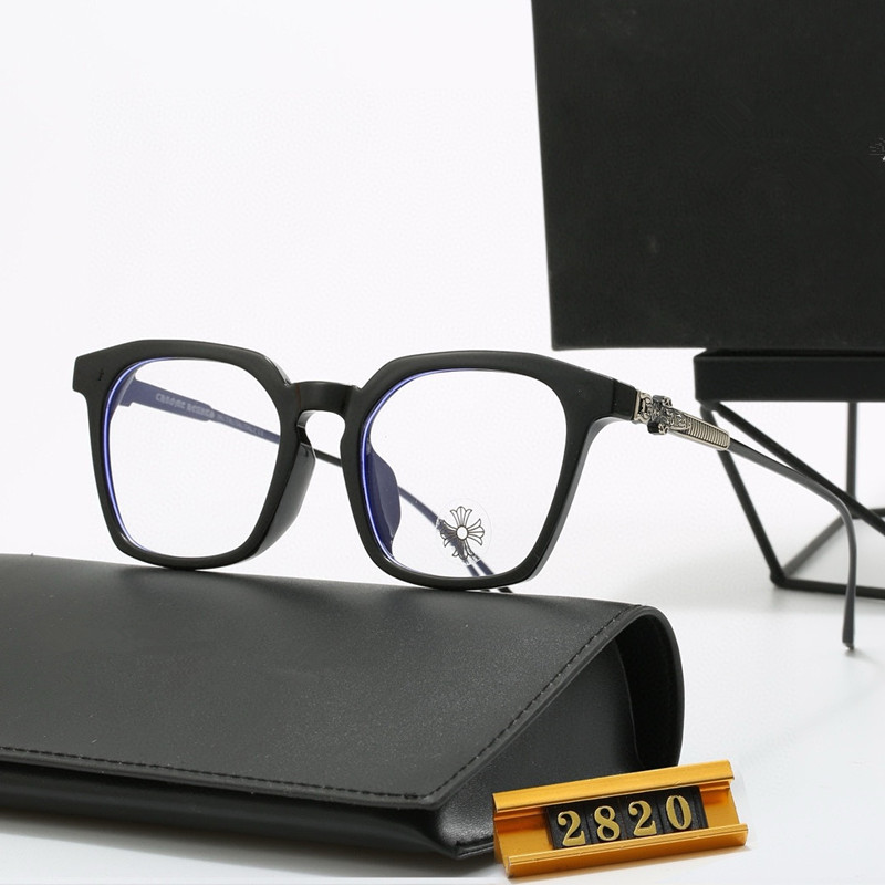2026 AAA Designer For Women Men Business Anti-Blue Light Flat Mirror Glasses Square Frame Sunglasses Chromed Heartglasses Ada