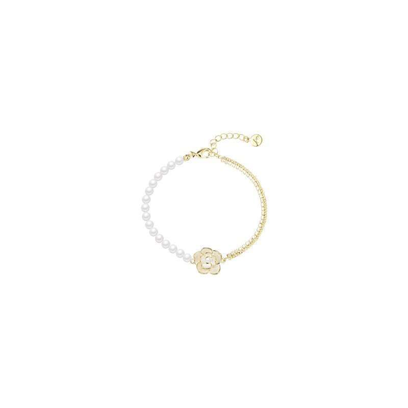 Jewelry Bracelets Camellia for Women Light Luxury High-End Feel Niche Exquisite Student Best Friend Bracelet Internet Celebrity Hot Item Hand