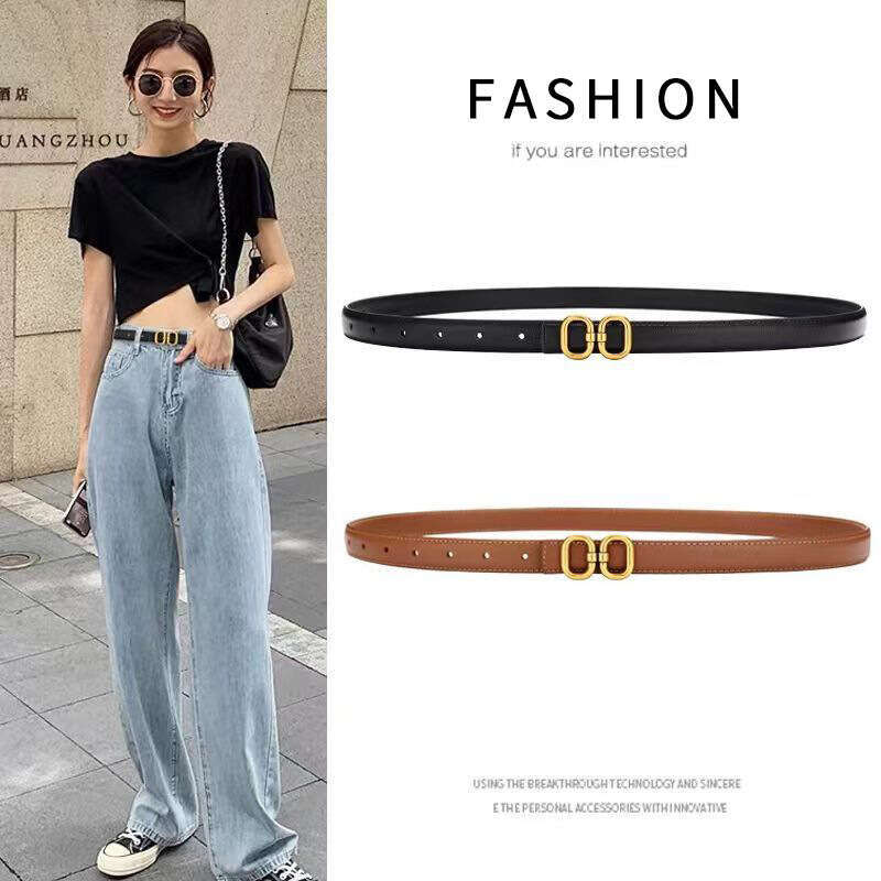 new allmatch decorative womens belt simple and casual suitable for jeans highend belt