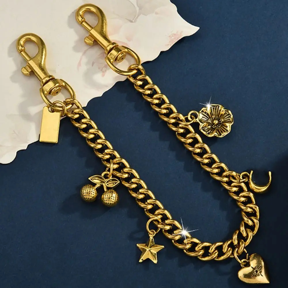 Multi-functional Alloy Bag Pendant Cherry Flower Versatile n Bag Charms Bag Hanging Chain Bag Decoration Fashion Key Chain 260112