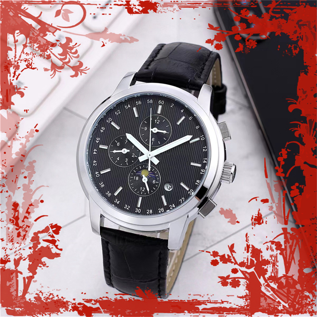 MEN Fashion LONGINity MASTER Watch Automatic mechanical movement wristwatches High Quality Luxury Brand Clock stainless mens watches #518
