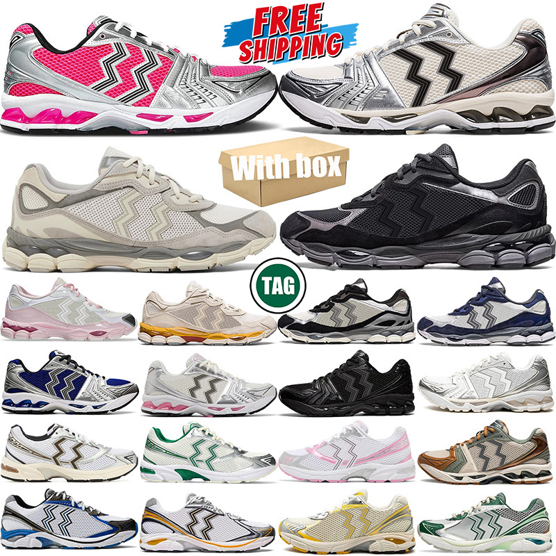 Free shipping With box designer Running Shoes gels nyc 1130 men women 14 platform 2160 sneakers white triple black navy blue silver mens womens outdoor shoe trainer