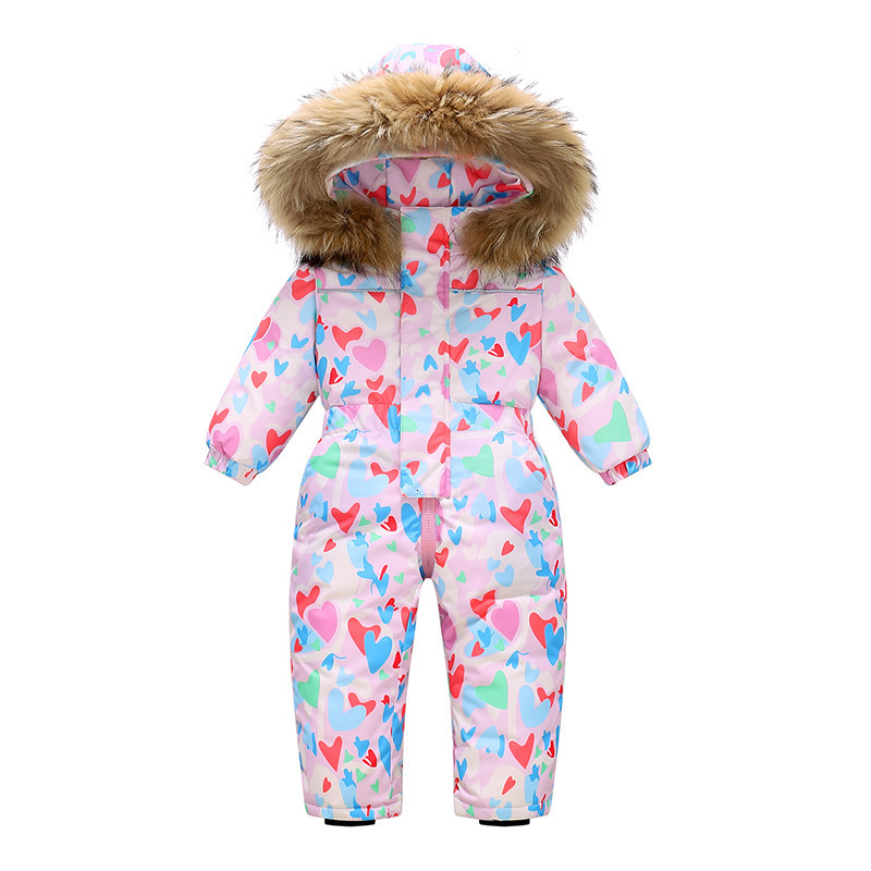 Children Winter Warm Hooded Down Jacket coat Baby Romper Boy Jumpsuit Toddler Girl clothes parka Ski Suit Kids Snowsuit clothing 251017