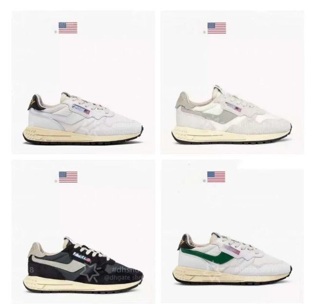 Star mens designer casual shoes Action Two-Tone Leather Suede Low Platform sneaker medalist sneakers panda pink men women outdoor sport autryy trainers size36-45