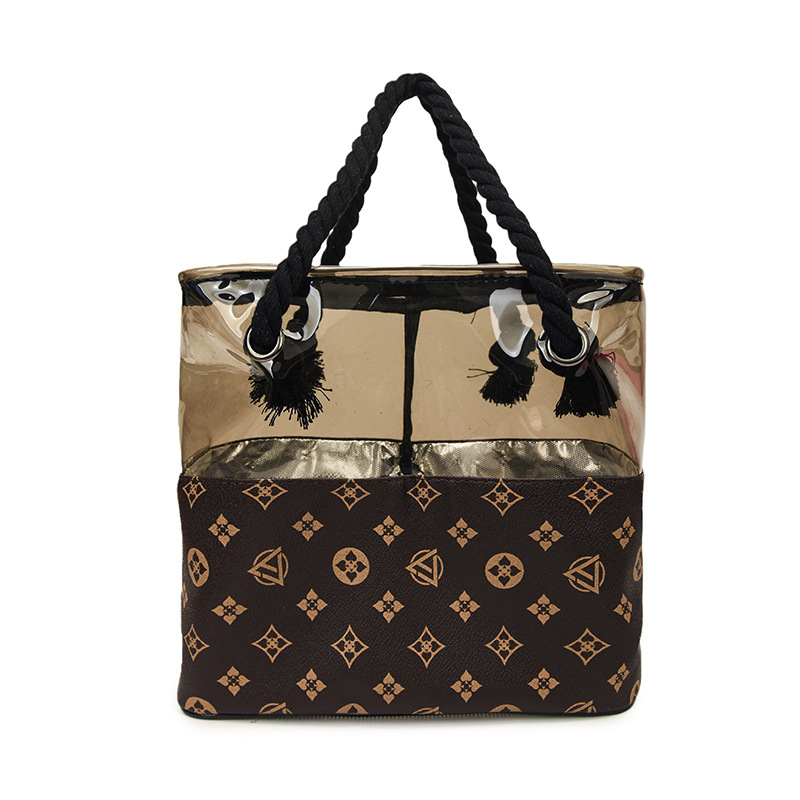 High Fashion Sense With Makeup Large Capacity Bag Handbag New Portable Cosmetics Storage Bag