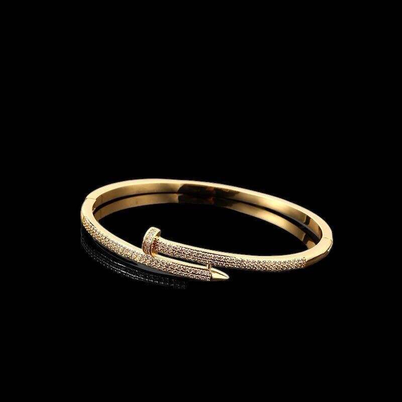 Versatile European and American Style Cross-Border Snake-Shaped Open Simple Niche Trendy Bracelet Starry Sky Inlaid with Diamonds Fashionable High-End