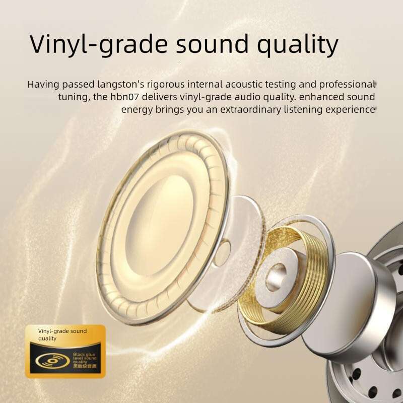 Renowned brand Lanstone's new HBN07 head mounted ANC active noise cancelling Bluetooth earphones 360 ° stereo Bluetooth earphones CKS