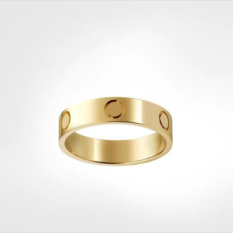 Classic Screw Ring Designer Rings For Women Men Rings Wedding Gold Band Luxury Jewelry Accessories Titanium Steel Gold-Plated Never Fade Not Allergic 36123