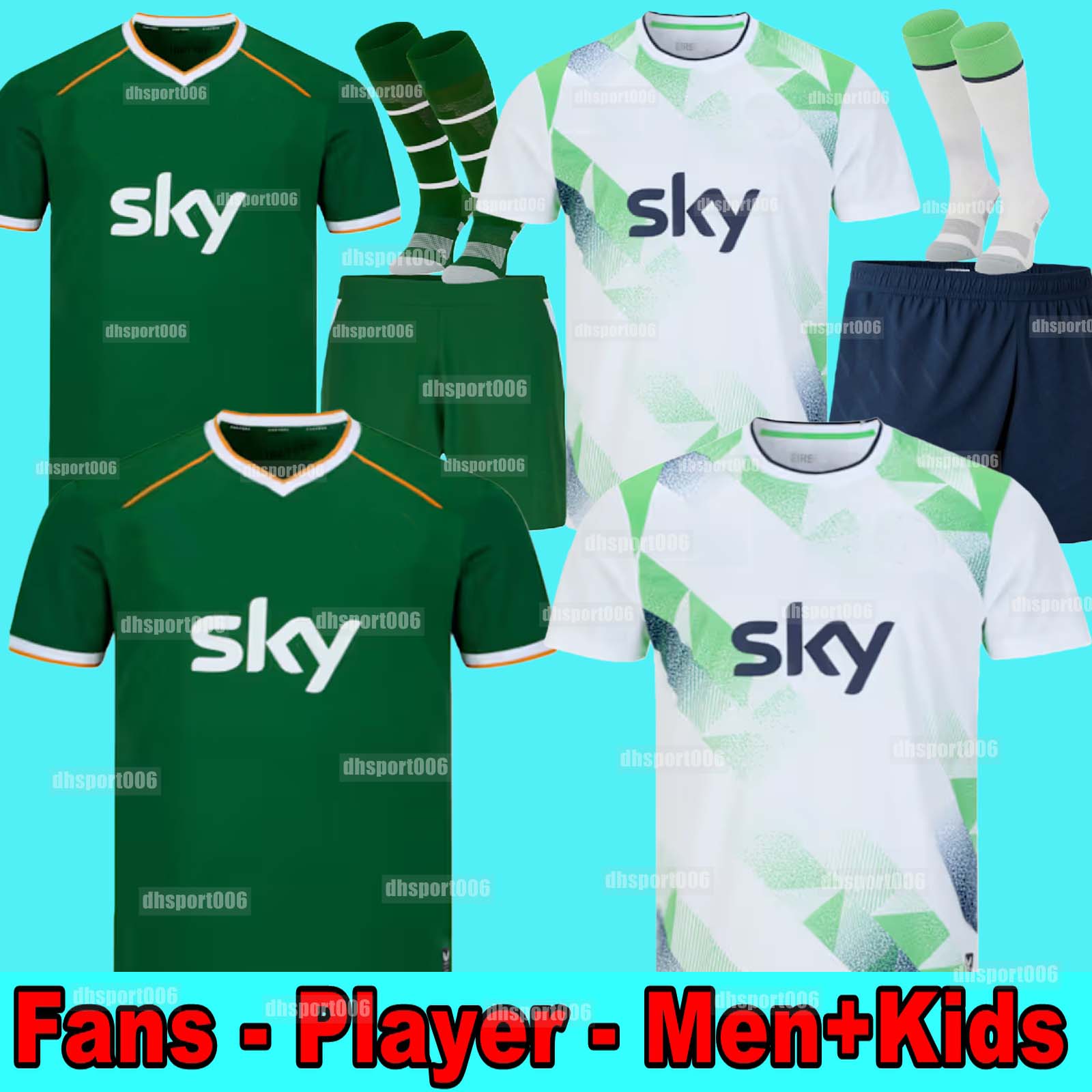 IrelandS Soccer Jersey 2026 Kids Kit ROBINSON OBAFEMI Home Away 25 26Classy Special 2026 Football Shirt Green White FERGUSON BROWNE BRADY St. Patrick's Day