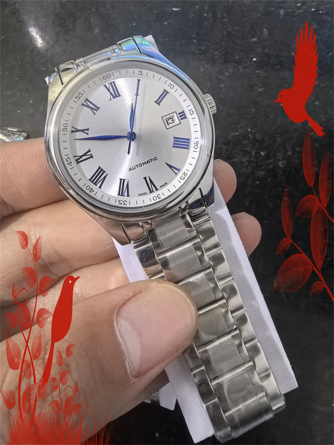 Mens LONGINity MASTER Automatic Movement watch multifunction Wristwatch Designers Men Watches Stainless Steel Wristwatches Montre de luxe #276