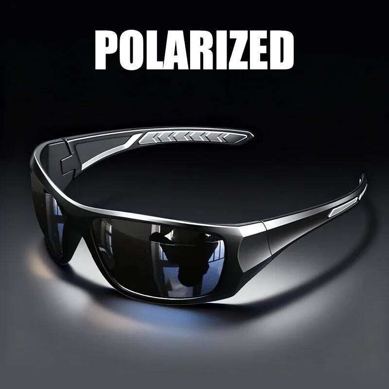 Windproof Sports Sunglasses - Polarized, UV400 Protection, Wraparound Design Men & Women-Ideal for Cycling, Running,fishing 26W0122