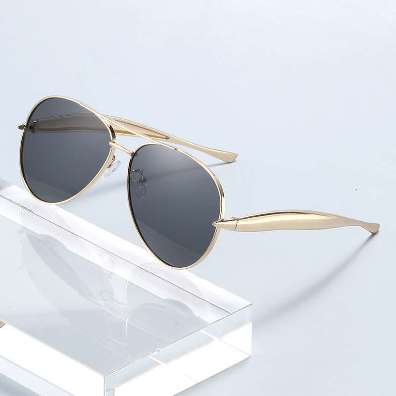 With Box Retro Fashion Oversized Toad Oval Glasses Unisex Metal Sunglasses 2026 New Model Design Free gift