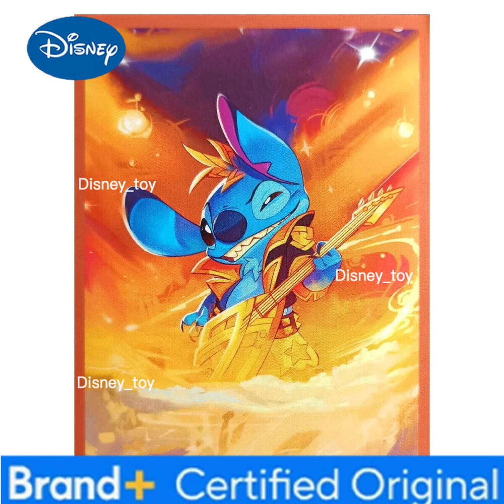 Disney Lorcana Stitch Sleeves Standard Size Trading Card Protectors Transparent Playing Games Protector Cards Folder Case 66x91mm H260122