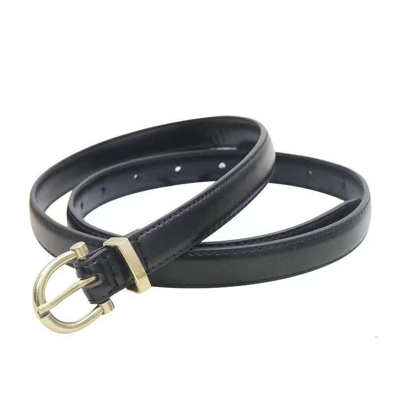 ins style fashion versatile thin decorative womens jeans black trendy new belt for women