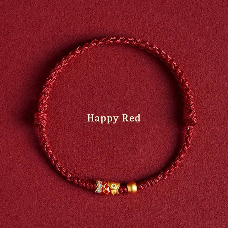 Fashion Hand Braided Koi Fish Lucky Hand-Woven Bangle For Women Best Friends Lovers Size Adjustable Bracelet Gift ddmynov