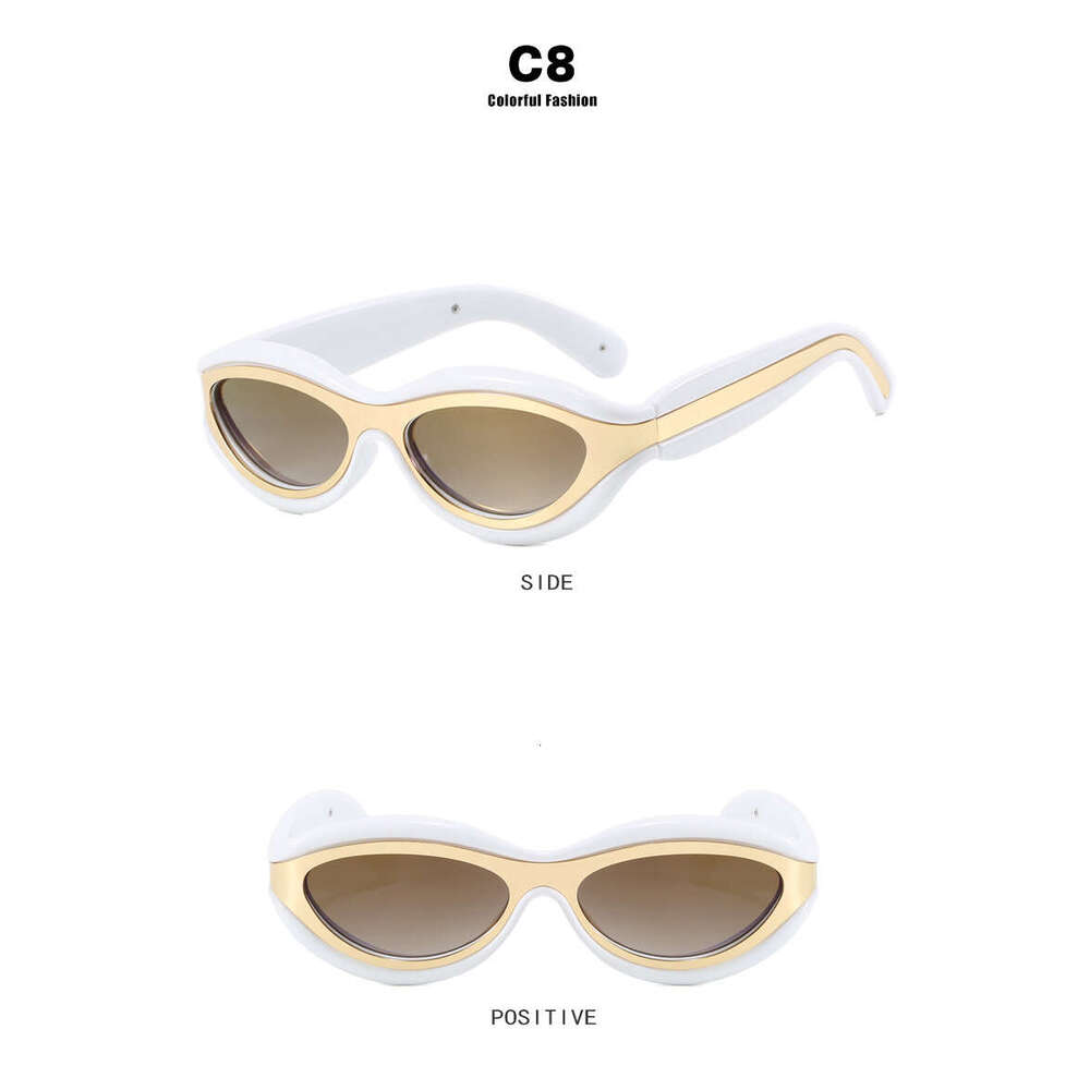 With Box Oval sun glasses 2026 Dainty New Design Fashion tortoise shell Sunglasses Free gift
