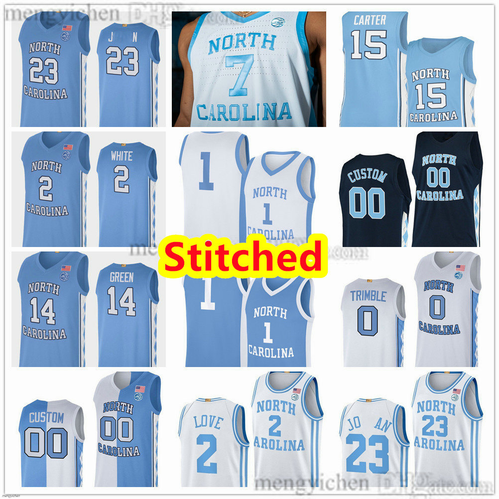 Stitched Men's UNC North Carolina College Tar Heel Basketball Jersey 8 Caleb Wilson 13 Henri Veesaar 44 Luka Bogavac 11 Jonathan Powell Jarin Stevenson 7 Seth Trimble