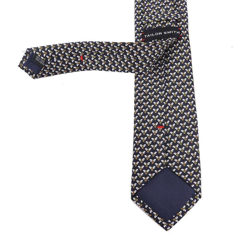 Tailor Smith 100% Silk Ties For Men Fashion Necktie With Bee butterfly sailboat Animal Pattern Tie Father's Day Birthday Holida 26Y0122