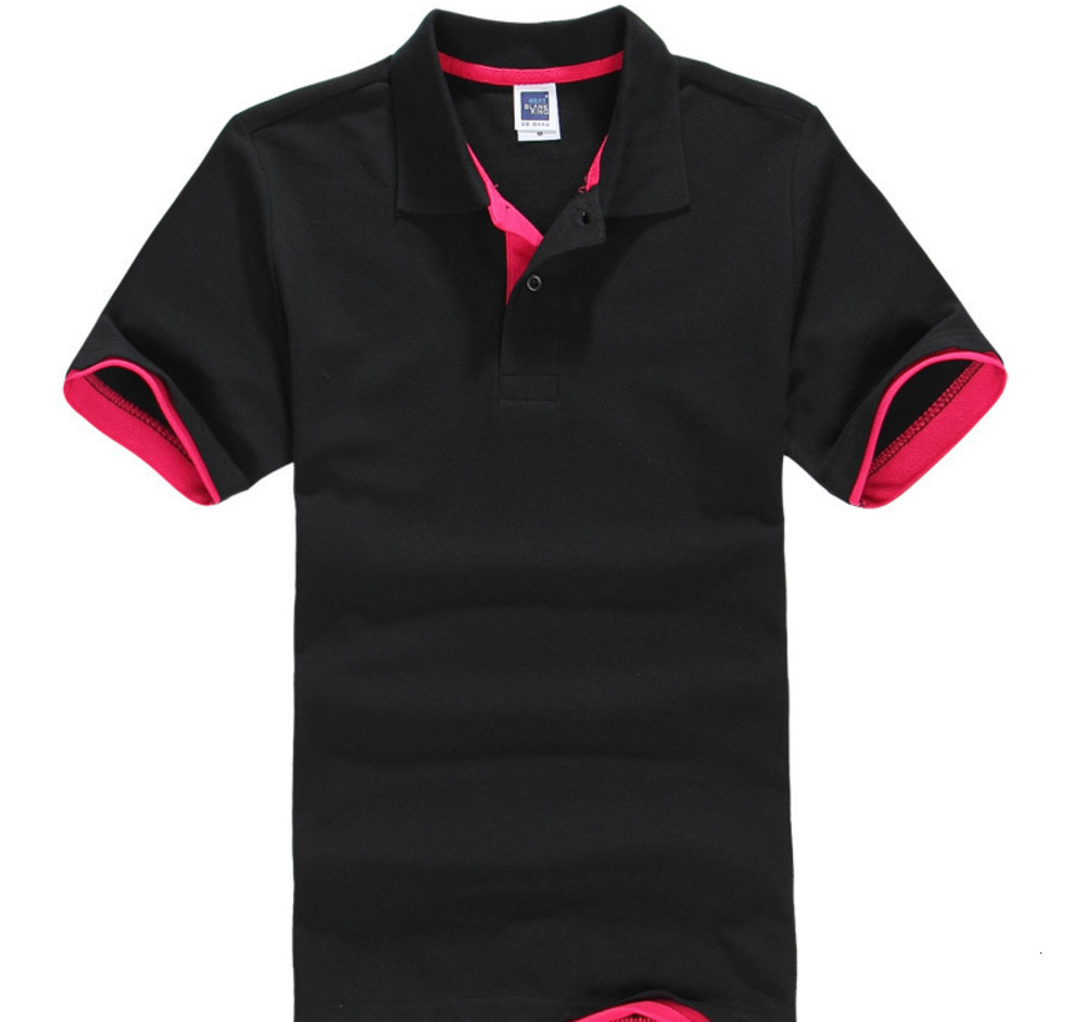 Solid Color King 1AC05 Double Hem Color Block Mens Polo Shirt 195g Unisex Summer Turn-Down Collar Short Sleeve Promotional Shirt