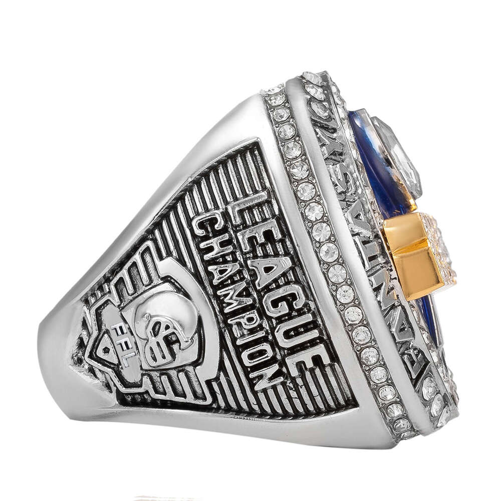 FFL 2025 Fantasy Football Championship Ring Two-tone Zinc Alloy Amazon Hot Sale