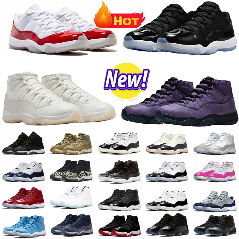11s low high Basketball Shoes Cool Grey Cherry Red Cement White Black Pink Blue For Women Outdoor Sneakers Low Womens High Sports Trainers 36-47 with box