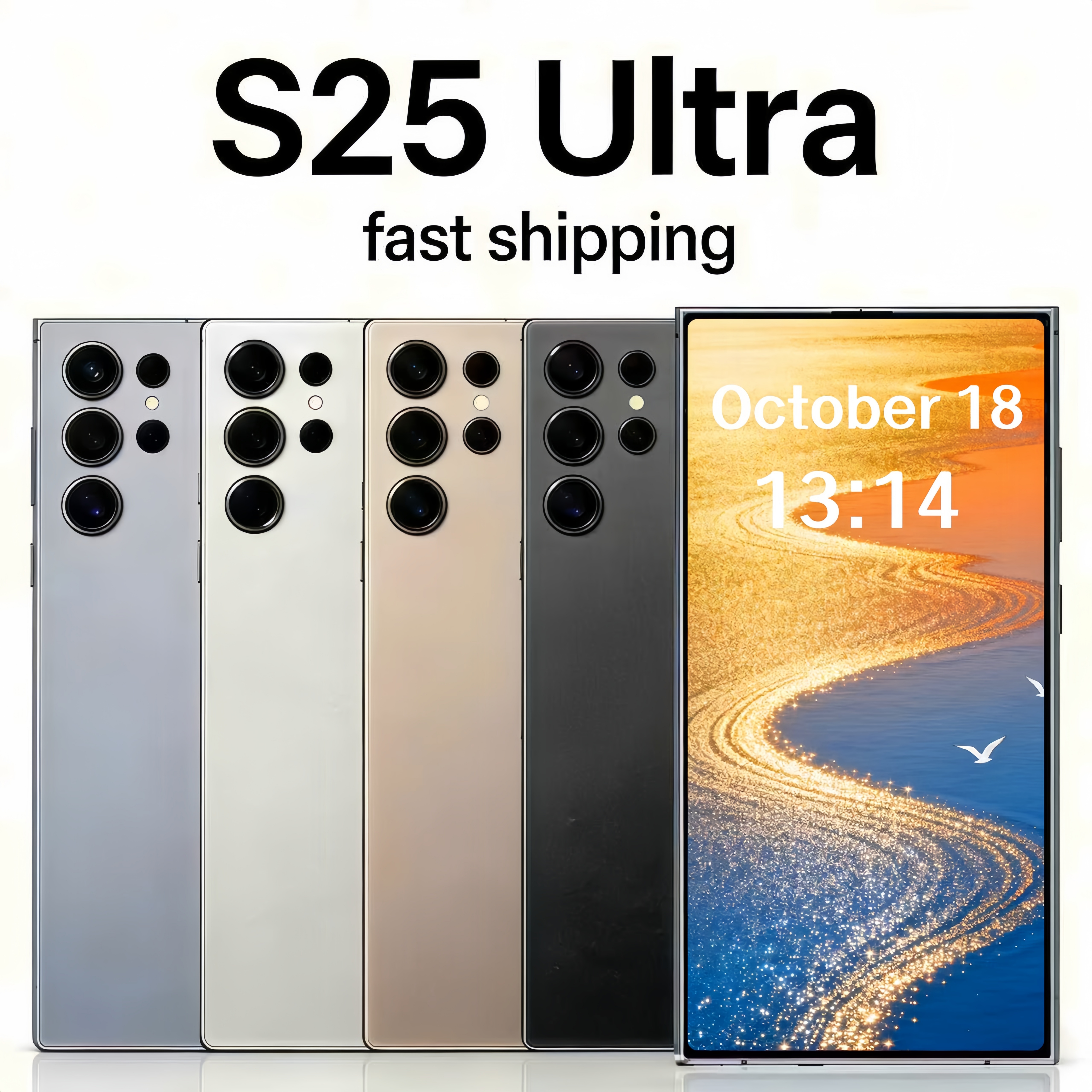S25/S26 Ultra mobile phone 5G Touch Screen Phone Smartphone Camera Phone HD Display Face Recognition 256GB 2TB