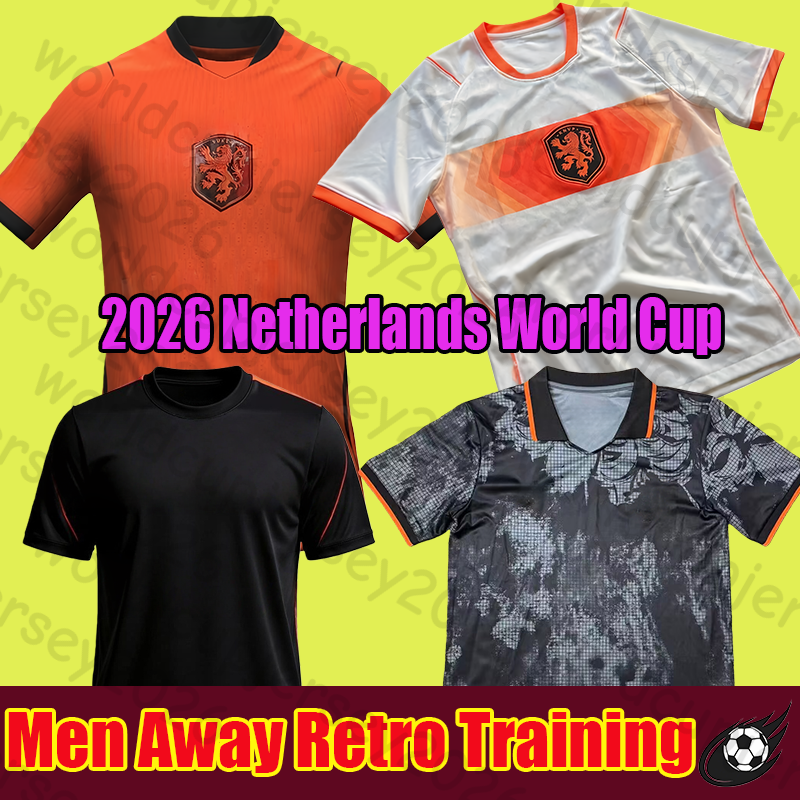 26 27 Netherlands MEMPHIS soccer jerseys 26 27 Holland Jersey F.DE JONG VIRGIL DUMFRIES BERGVIJN Shirt DE LIGTMen Men kids football shirts Full set Home Away sets