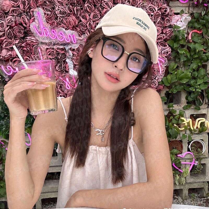 Designer sunglasses luxury CC 0769 Celebrity Same Style Sunglasses European and American Fashion Square Frame Can Be Equipped with Prescription for Women