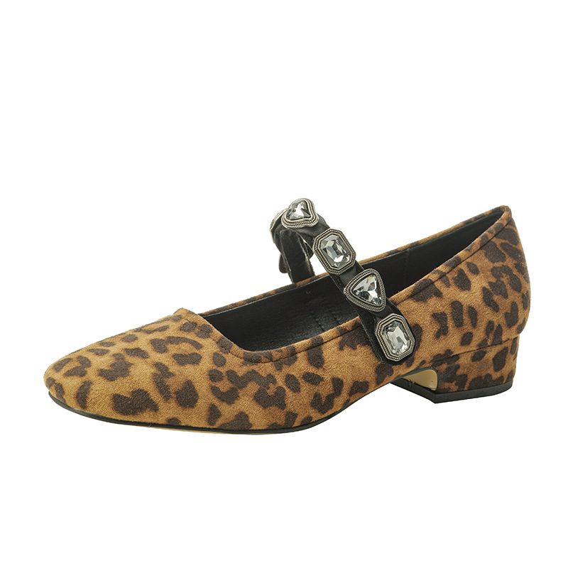 Autumn Women Round Toe Mary Jane Fashion Rivet Ladies Elegant Dress Shoes Soft Flat Heel Ballerinas Sh 241014