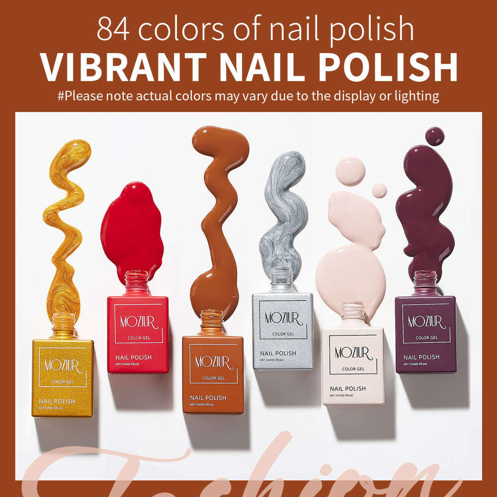 Colored bottle nail polish glue Koudan nail polish phototherapy glue nail salon special nail polish glue set 15ml Q260122