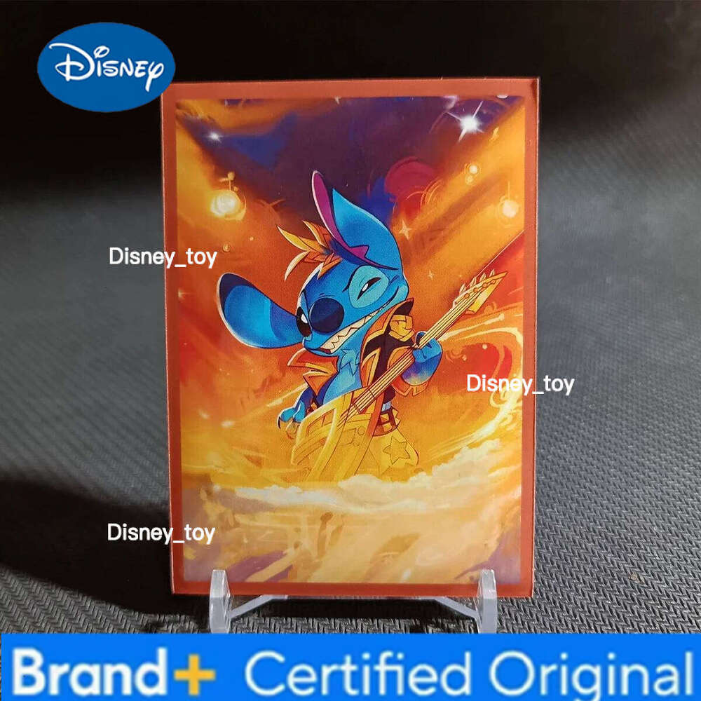 Disney Lorcana Stitch Sleeves Standard Size Trading Card Protectors Transparent Playing Games Protector Cards Folder Case 66x91mm H260122