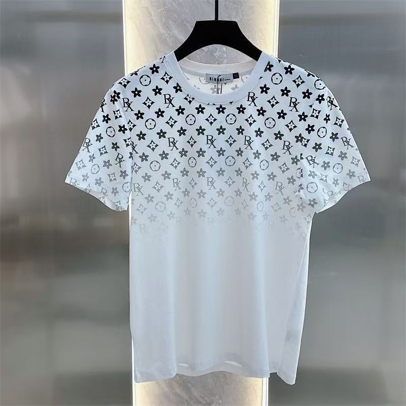 Designer T shirt Summer short Sleeve flower Tee Men Women Lovers luxury T-shirts Fashion senior Pure cotton high quality t shirts Size S-6XL
