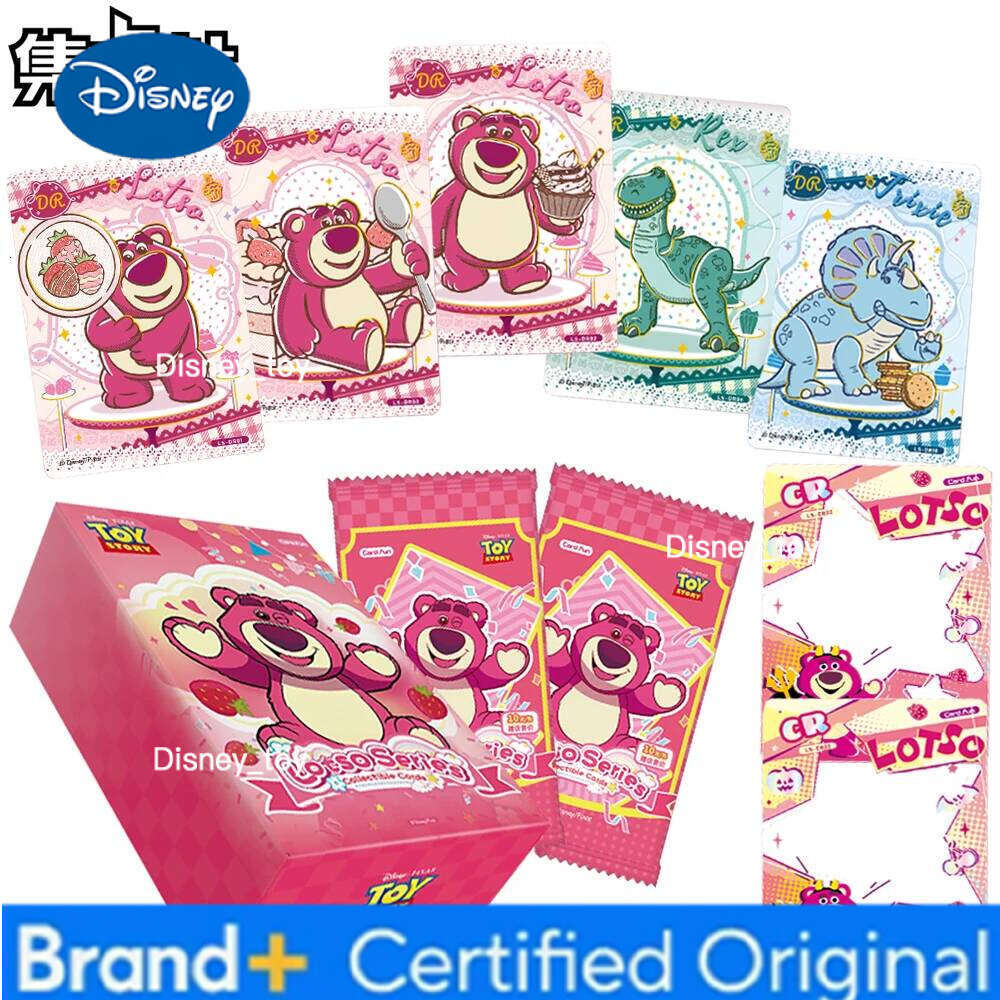 Disney New Card.fun Genuine Lotso Collection American Children's Animation Movie Toy Story Creative Cute Characters Rare Card Gift H2601221