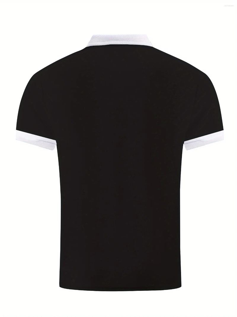 Men's Polos Men'sFashionable Short Sleeved Polo Shirt Can Be Paired With Different Styles Of Clothing Unique And Elegant Printed Design