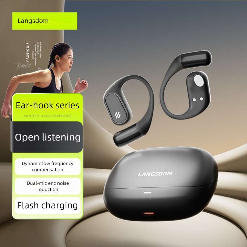 Renowned brand Langston TE09 wireless OWS Bluetooth earphones hanging on the ear 2026 new high pitched, high-quality, long-lasting Bluetooth earphones