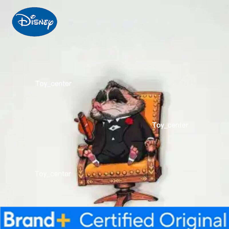 Disney New Best-selling Cartoon and Anime Zootopia 2 Rotating Fridge Magnets Gary Nick Judy Fan-shaped Decorative Gifts H260123