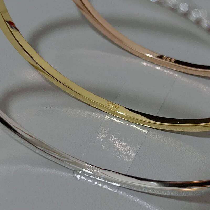 Hot Brand Pure 925 Sterling Silver For Women Spikes Steam-punk A row Zircons Wedding Jewelry Around Rivet Bangle Z260123