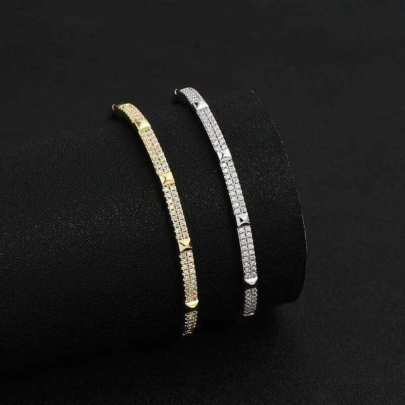 ZAKOL Fashion Simple Design Copper Inlaid Zircon Bangles For Women Luxury Temperament Gold Plated Bracelet Wedding Jewelry Z260123