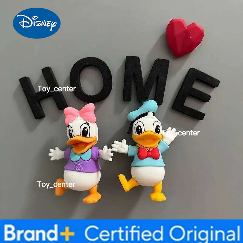 Disney Mickey Minnie Mouse Donald Daisy Duck Creative Cute Three-dimensional Fridge Magnet High-value Decorative Gift H260123