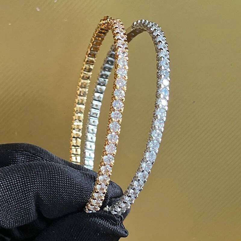 New 2024 Trend Classic High Quality Hot Luxury Jewelry Bracelets For Women Pure 925 Sliver Gifts women Wedding Engagement Z260123