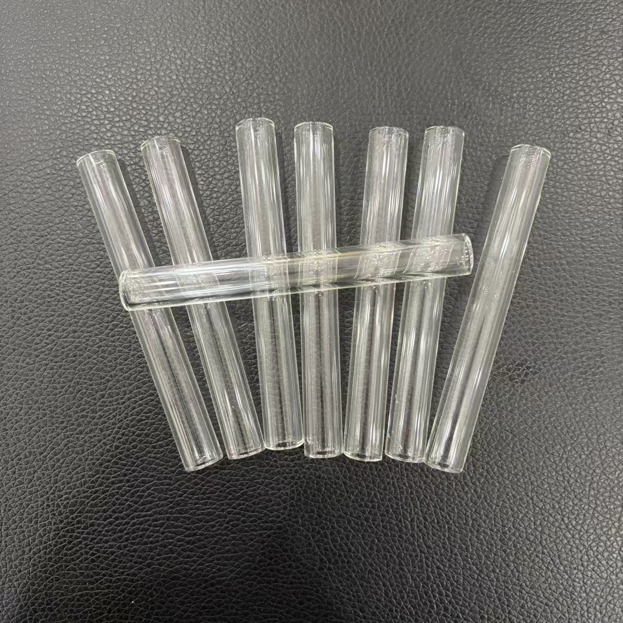10cm Short Glass Straws10pcs 4" Reusable Drinking Straws Dishwasher Safe Eco-Friendly Cocktail Straws for Smoothies Milkshake